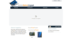 Desktop Screenshot of izmirdekorinsaat.com