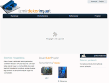 Tablet Screenshot of izmirdekorinsaat.com